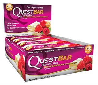 Quest Nutrition   Quest Bar Natural Protein Bar White Chocolate Raspberry   2.12 oz.