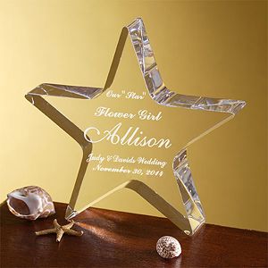 Personalized Star Award For Ring Bearer and Flower Girl