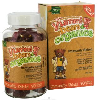 Hero Nutritional Products   Yummi Bears Organic Immunity Shield   90 Gummies