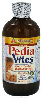 Michaels Naturopathic Programs   Pedia Vites Liquid Infant & Toddler Multi Vitamin   8 oz.