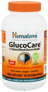 Himalaya Herbal Healthcare   GlucoCare for Natural Blood Glucose Health   180 Vegetarian Capsules