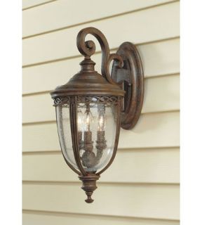 English Bridle 3 Light Outdoor Wall Lights in British Bronze OL3001BRB