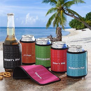 Custom Name Personalized Drink Cooler Huggies