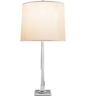 Barbara Barry Petal 1 Light Table Lamps in Soft Silver BBL3025SS S