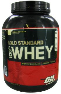 Optimum Nutrition   100% Whey Gold Standard Protein Vanilla Ice Cream   5 lbs.