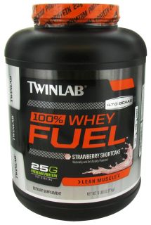Twinlab   100% Whey Fuel Strawberry Shortcake   5 lbs.