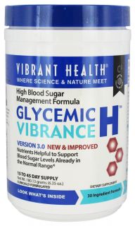 Vibrant Health   Glycemic Vibrance H Powder   6.35 oz.
