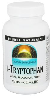 Source Naturals   L Tryptophan 500 mg.   90 Capsules