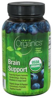 Irwin Naturals   Organic Brain Support   60 Tablets