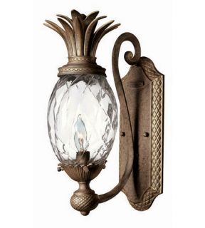Plantation 1 Light Wall Sconces in Pearl Bronze 4140PZ