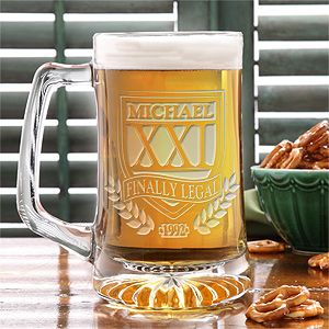 Personalized Birthday Beer Mugs   Brewmasters