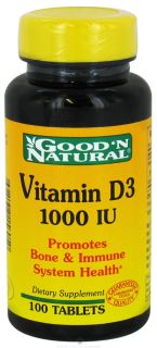 Good N Natural   Vitamin D3 1000 IU   100 Tablets