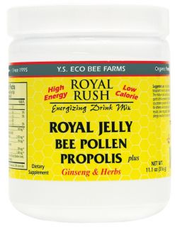 YS Organic Bee Farms   Royal Rush 21 Royal Jelly Drink Mix 700 mg.   11 oz.