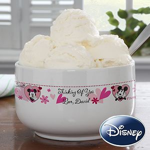Personalized Mickey Mouse & Minnie Mouse Bowls   Youre Sweet
