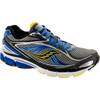 Saucony Omni 12 Saucony Mens Running Shoes Gray/Blue/Yellow