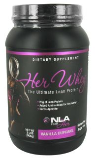 NLA for Her   Her Whey Ultimate Lean Protein Vanilla Cupcake   2 lbs.