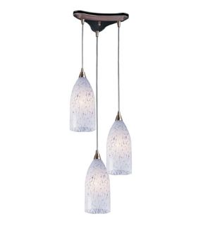 Verona 3 Light Pendants in Satin Nickel 502 3SW