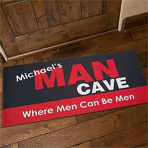 Personalized Large Man Cave Doormat