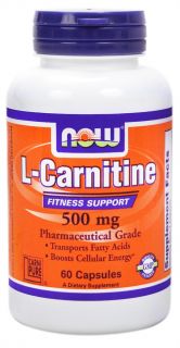 NOW Foods   L Carnitine 500 mg.   60 Capsules