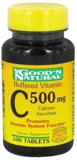 Good N Natural   Buffered Vitamin C Calcium Ascorbate 500 mg.   100 Tablets