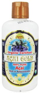 Dynamic Health   Acai Gold 100% Pure Organic Juice   32 oz.