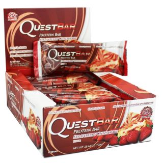 Quest Nutrition   Quest Bar Protein Bar Strawberry Cheesecake   2.12 oz.