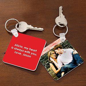 Personalized Photo Key Ring   Picture Perfect Couple
