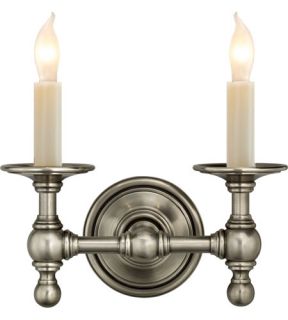 E.F. Chapman Classic 2 Light Wall Sconces in Antique Nickel SL2816AN