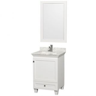 Acclaim 24 Single Bathroom Vanity by Wyndham Collection   White