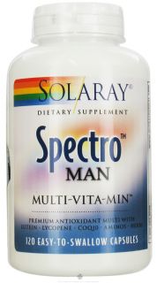 Solaray   Spectro Man Multi Vita Min   120 Capsules