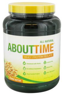 About Time   Whey Protein Isolate Peanut Butter   2 lbs.