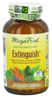 MegaFood   Extinguish Healthy Whole Body Inflammation Response   90 Tablets