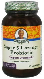 Flora   Udos Choice Super 5 Lozenge Probiotic   60 Lozenges