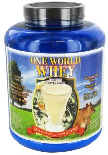 One World Whey   Protein Power Food Unflavored and Unsweetened   5 lb.
