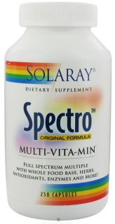 Solaray   Spectro Original Formula Multi Vit Min   250 Capsules