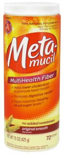 Metamucil   MultiHealth Fiber Original Smooth   15 oz.