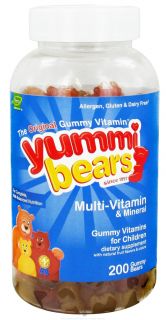Hero Nutritional Products   Yummi Bears Childrens Multi Vitamin & Minerals   200 Gummies