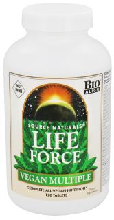 Source Naturals   Life Force Vegan Multiple No Iron   120 Tablets