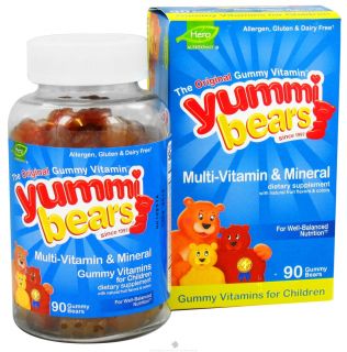 Hero Nutritional Products   Yummi Bears Childrens Multi Vitamin & Minerals   90 Gummies