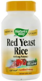 Natures Way   Red Yeast Rice 600 mg.   120 Vegetarian Capsules