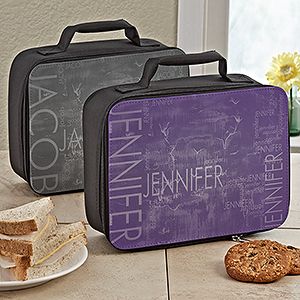 Personalized Kids Lunch Bags   Hidden Name