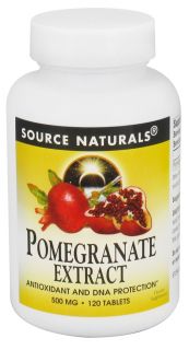 Source Naturals   Pomegranate Extract 500 mg.   120 Tablets