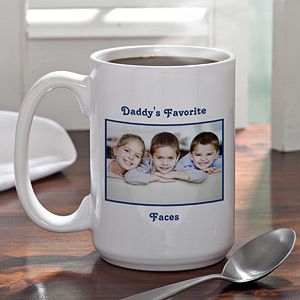Personalized Large Ceramic Photo Coffee Mug