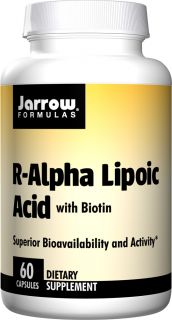 Jarrow Formulas   R Alpha Lipoic Acid with Biotin   60 Capsules