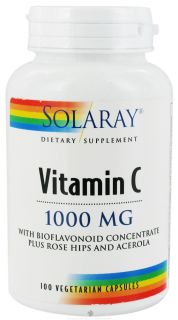 Solaray   Vitamin C 1000 mg.   100 Vegetarian Capsules