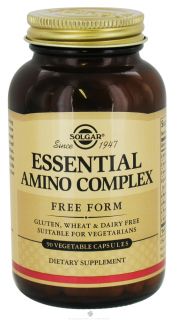 Solgar   Essential Amino Acid Complex Free Form   90 Vegetarian Capsules