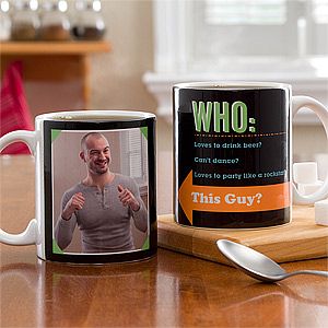 Photo Personalized Coffee Mugs   Who Loves You