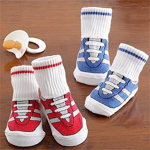 Baby Boy Gym Shoe Sock Set