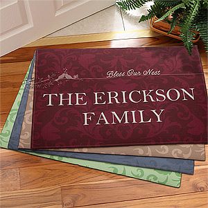 Personalized Family Name Doormats   Bless Our Nest