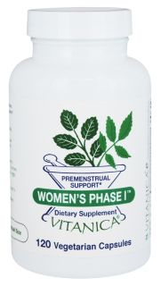 Vitanica Professional   Womens Phase I Premenstrual Support   120 Vegetarian Capsules